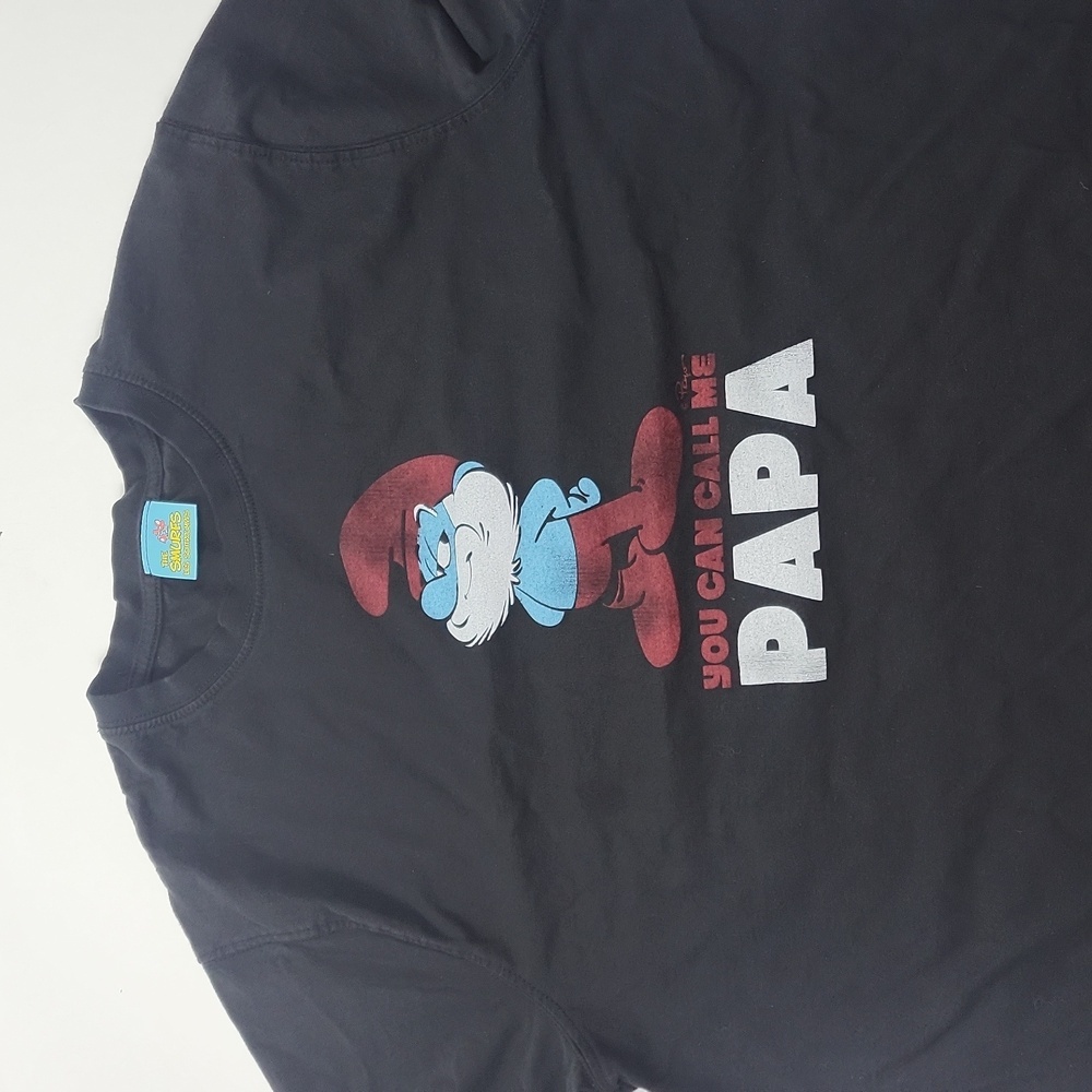 Smurf Graphic Tee Shirt Size Large